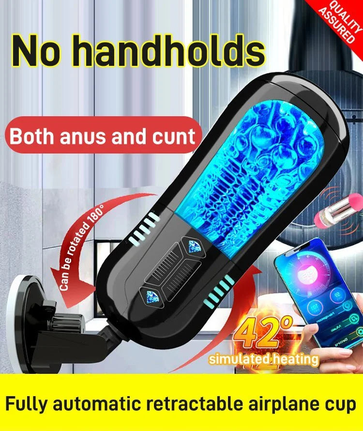 ✨Free shipping for a limited time【Discreet Delivery】 Fully automatic, hands-free retractable relaxation cup