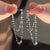 Glossy Chain Tassel Dangle Earrings thumbnail