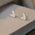 Mini Delicate Heart Shaped Stud Earrings thumbnail