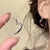 Irregular Heart Design Hoop Earrings thumbnail